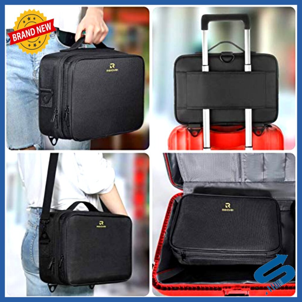 Large Professional Makeup Train Case Organizer Po… - image 3